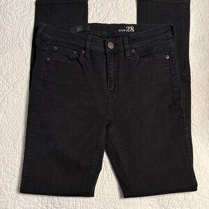 J. Crew Women's Classic Black Reid Skinny Jeans